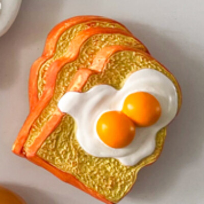 Προσομοίωση Αυγό Ψυγείο Μαγνήτες Ψυγείο Μαγνητικά αυτοκόλλητα Διακοσμητικά σπιτιού σε στυλ τροφίμων