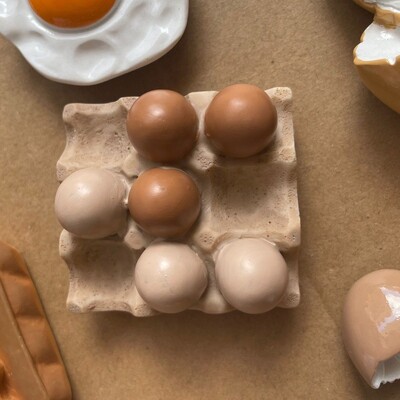 Προσομοίωση Αυγό Ψυγείο Μαγνήτες Ψυγείο Μαγνητικά αυτοκόλλητα Διακοσμητικά σπιτιού σε στυλ τροφίμων