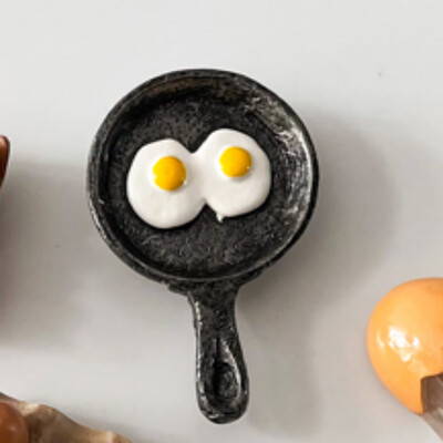 Προσομοίωση Αυγό Ψυγείο Μαγνήτες Ψυγείο Μαγνητικά αυτοκόλλητα Διακοσμητικά σπιτιού σε στυλ τροφίμων