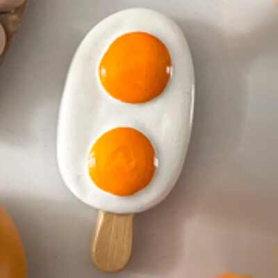 Προσομοίωση Αυγό Ψυγείο Μαγνήτες Ψυγείο Μαγνητικά αυτοκόλλητα Διακοσμητικά σπιτιού σε στυλ τροφίμων