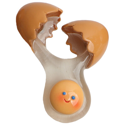 Προσομοίωση Αυγό Ψυγείο Μαγνήτες Ψυγείο Μαγνητικά αυτοκόλλητα Διακοσμητικά σπιτιού σε στυλ τροφίμων