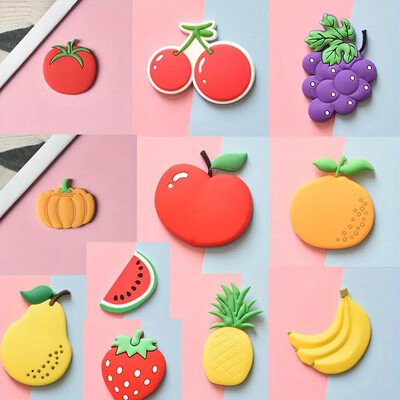 11 τμχ/σετ Μαγνήτες Ψυγείου Χαριτωμένο καρτούν Φρούτα Ρητίνη Μαγνητικό Αυτοκόλλητο Ψυγείου Μαγνήτης Ψυγείο Διακόσμηση σπιτιού