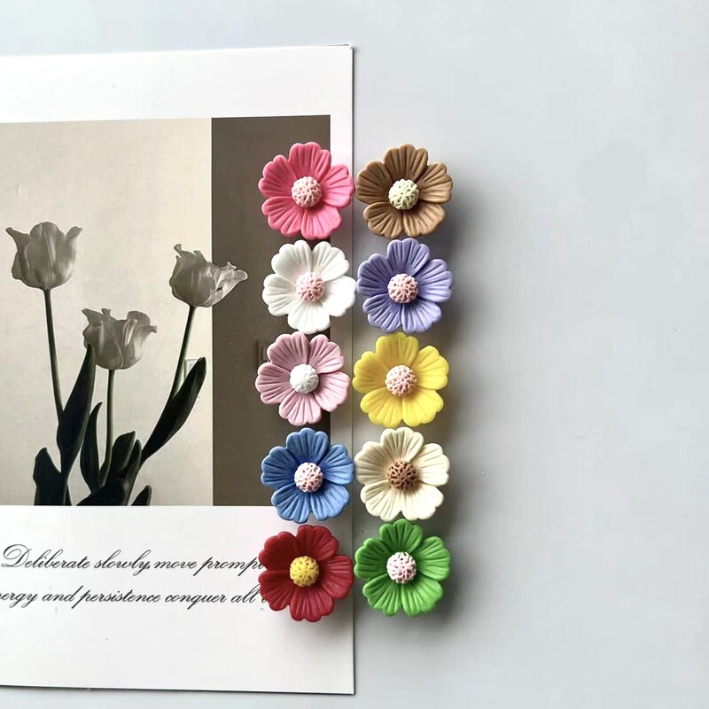 10 τεμ. Χαριτωμένος μαγνήτης ψυγείου δέκα χρωμάτων Διακόσμηση σπιτιού Δημιουργικός μαγνήτης μαυροπίνακα