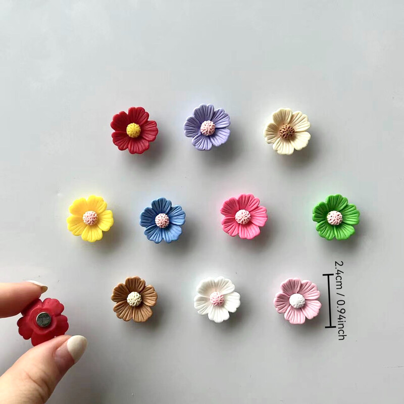 10 τεμ. Χαριτωμένος μαγνήτης ψυγείου δέκα χρωμάτων Διακόσμηση σπιτιού Δημιουργικός μαγνήτης μαυροπίνακα