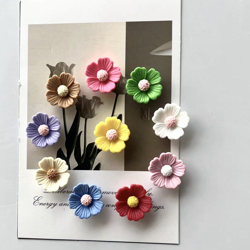 10 τεμ. Χαριτωμένος μαγνήτης ψυγείου δέκα χρωμάτων Διακόσμηση σπιτιού Δημιουργικός μαγνήτης μαυροπίνακα