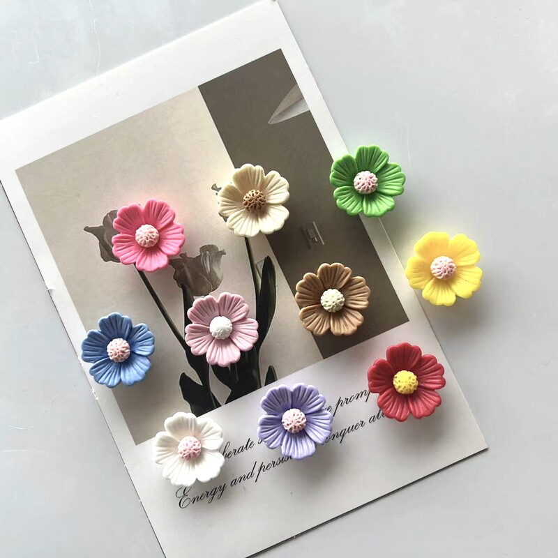 10 τεμ. Χαριτωμένος μαγνήτης ψυγείου δέκα χρωμάτων Διακόσμηση σπιτιού Δημιουργικός μαγνήτης μαυροπίνακα