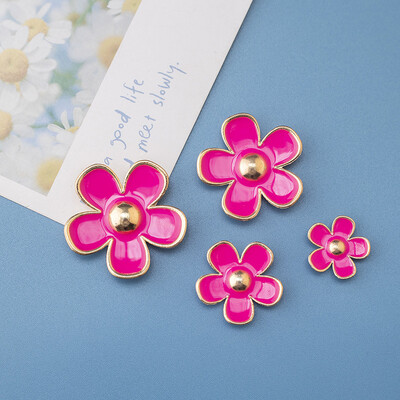 Magnetkülmik Cartoon Creative Kõrgekvaliteedilisest sulamist Daisy Flower teadetetahvel koos kleebisega magneti kaunistamiseks