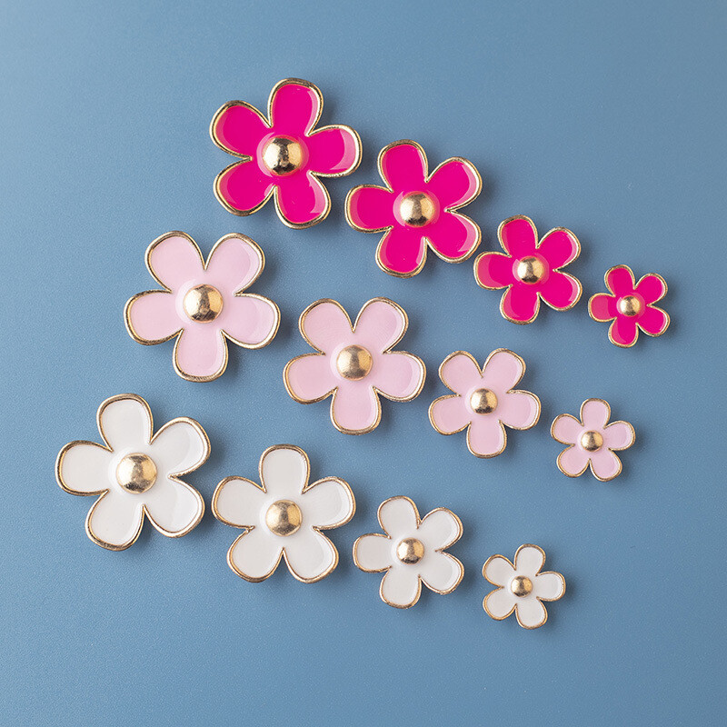 Magnetkülmik Cartoon Creative Kõrgekvaliteedilisest sulamist Daisy Flower teadetetahvel koos kleebisega magneti kaunistamiseks