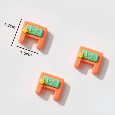 Ρητίνη Mini Stationery Series Flatback Cabochon Miniature Kawaii Decor DIY Έπιπλα σπιτιού Διακοσμητικά Αξεσουάρ φουρκέτας