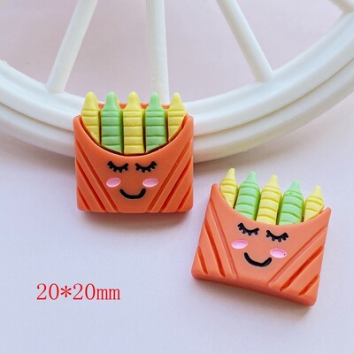 10 tk. Uus vaiguhübriidsimulatsiooniga kirjatarbed õppetarvikud Lameda seljaga Cabochon väljalõigete album DIY kaunistused Aksessuaarid F88