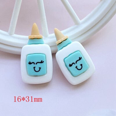 10 tk. Uus vaiguhübriidsimulatsiooniga kirjatarbed õppetarvikud Lameda seljaga Cabochon väljalõigete album DIY kaunistused Aksessuaarid F88