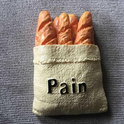 1 tk Creative Resin toidu külmkapi magnetid armsad simulatsioonid leiva tomatid magnetkleebised külmkapi magnetiga kaunistused