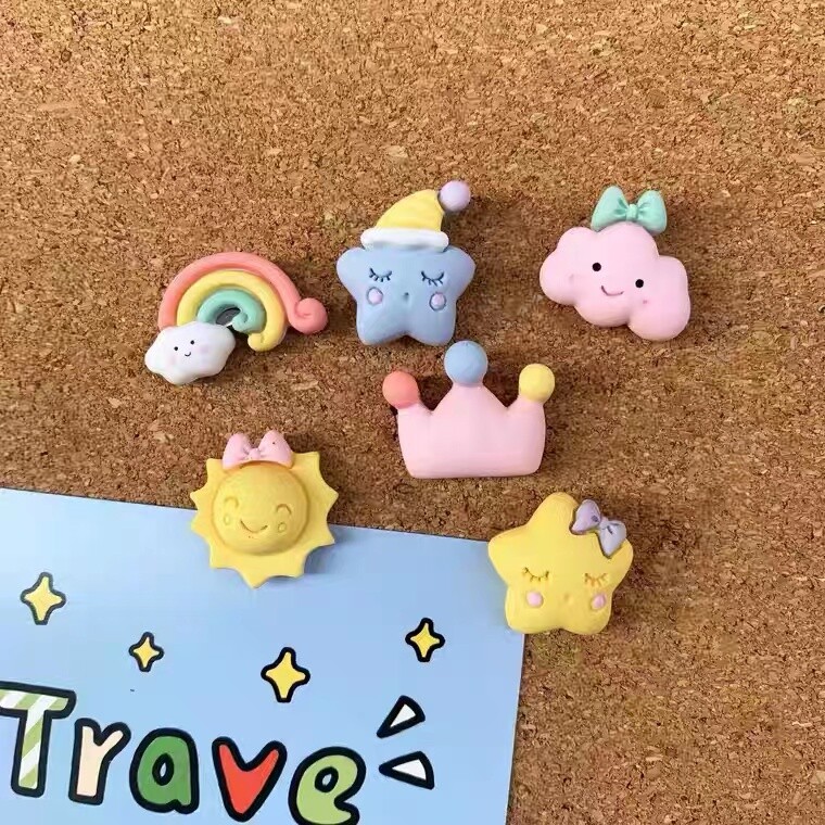 Mini Sun Cloud Fridge Magnet Δημιουργικό μαγνητικό διακοσμητικό κινούμενο σχέδιο Διακόσμηση σπιτιού