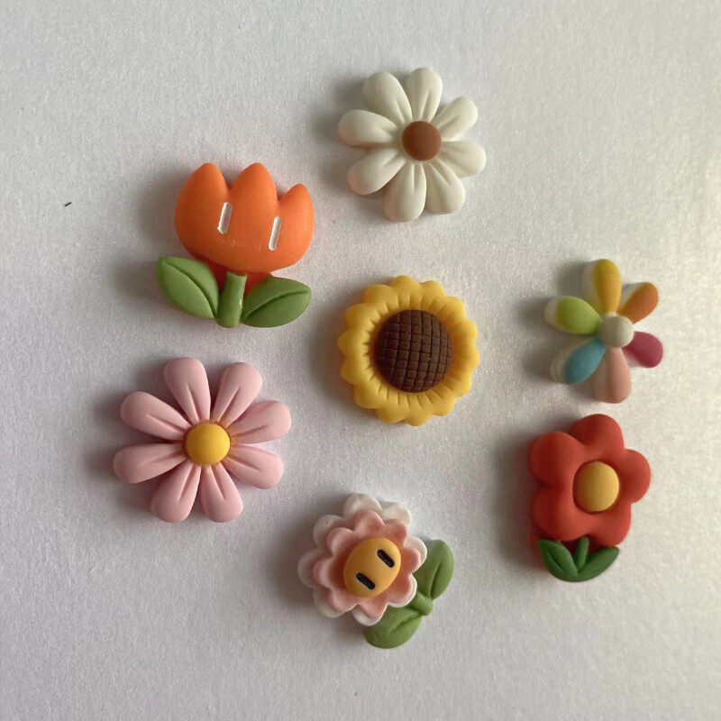 5 τμχ Μικρά φρέσκα λουλούδια Ρητίνη ηλίανθου Αυτοκόλλητα ψυγείου Χαριτωμένη μαγνητική διακόσμηση ψυγείου κουζίνας Διακόσμηση σπιτιού