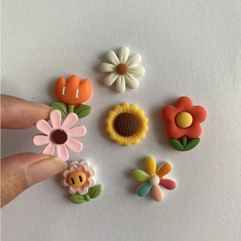 5 τμχ Μικρά φρέσκα λουλούδια Ρητίνη ηλίανθου Αυτοκόλλητα ψυγείου Χαριτωμένη μαγνητική διακόσμηση ψυγείου κουζίνας Διακόσμηση σπιτιού