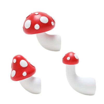Desen animat 3D Ciupercă roșie Magneți Frigider Sticker Rășină Decorare Frigider Drop Shipping