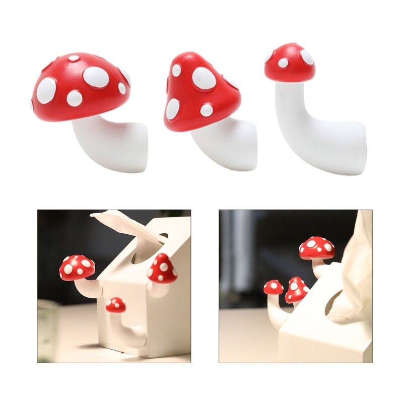 Desen animat 3D Ciupercă roșie Magneți Frigider Sticker Rășină Decorare Frigider Drop Shipping