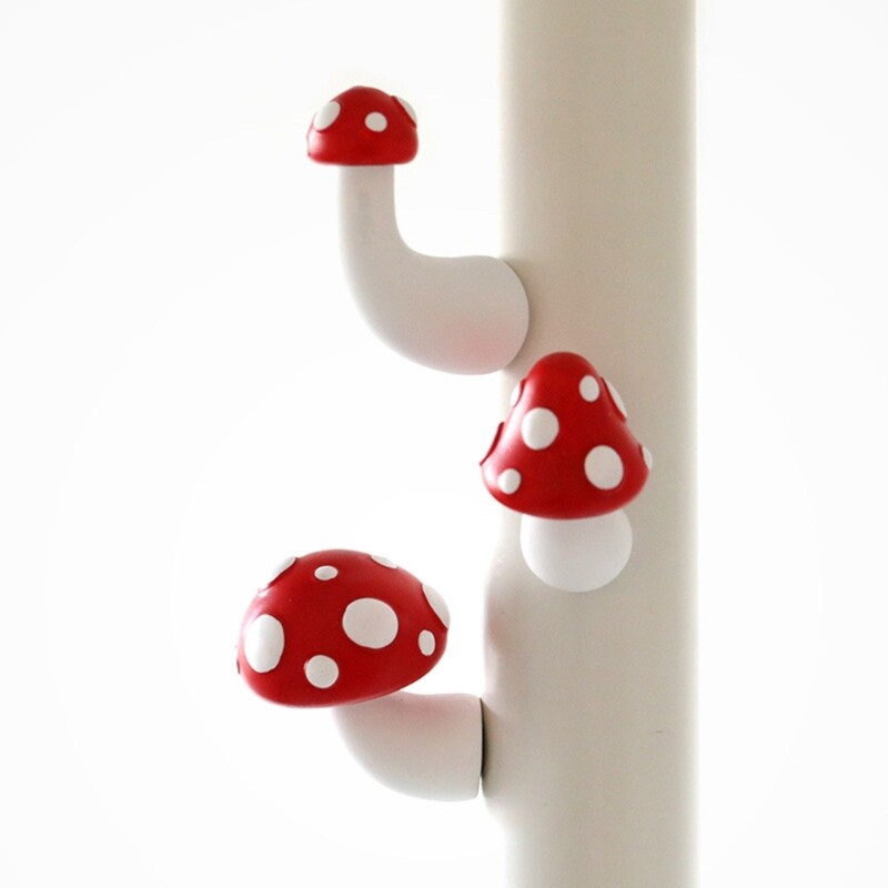 Desen animat 3D Ciupercă roșie Magneți Frigider Sticker Rășină Decorare Frigider Drop Shipping