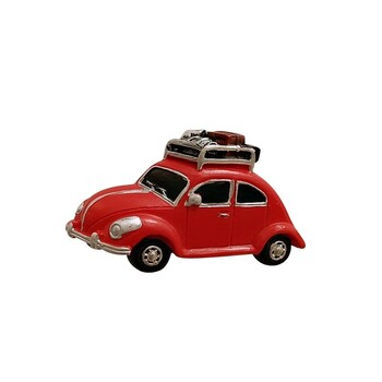 2бр. Car Clouds Creative Fridge Magnet Cartoon 3D Modeling Behicle Автомобилна магнитна паста Декорация Магнити за хладилник Кухненски аксесоар