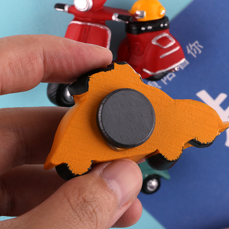 Automudel 3D külmkapimagnetid külmkapi pasta vintage väike auto sportauto magnetpasta kodukaunistus Kollektsioon Kingitused