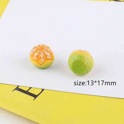 10 komada smole, lijepa miješana umjetna naranča, slatko voće, grožđe, jaje, kawaii DIY ukrasi, dodaci