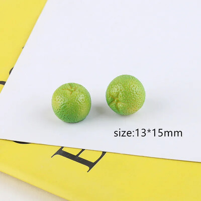 10 komada smole, lijepa miješana umjetna naranča, slatko voće, grožđe, jaje, kawaii DIY ukrasi, dodaci