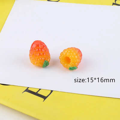 10 komada smole, lijepa miješana umjetna naranča, slatko voće, grožđe, jaje, kawaii DIY ukrasi, dodaci