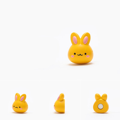 Küüliku magnetiline külmkapimagnet Creative Diy külmkapi kleebis Kaunistusvaigust kleebis Fotoseinale kingitud mänguasi