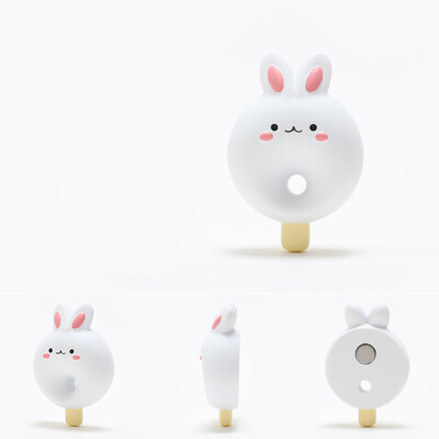 Küüliku magnetiline külmkapimagnet Creative Diy külmkapi kleebis Kaunistusvaigust kleebis Fotoseinale kingitud mänguasi