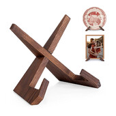 1 ΤΕΜ. Ξύλινο Εστιατόριο Μενού Home Ράφι Μενού Κουζίνας Εμφάνιση Ράφι Κρεμαστό Μελέτη Επιτραπέζιο Διάβασμα Ξύλινη Βάση Βιβλίων