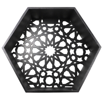 Puidust kuusnurksed ujuvad riiulid 30 cm x 26 cm x 8,5 cm seinale kinnitatav hoiuriiul elutuppa magamistuppa vannitoa kontorisse