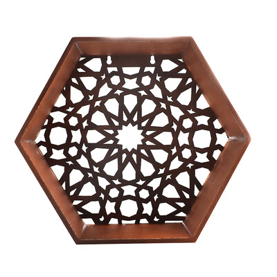 Puidust kuusnurksed ujuvad riiulid 30 cm x 26 cm x 8,5 cm seinale kinnitatav hoiuriiul elutuppa magamistuppa vannitoa kontorisse