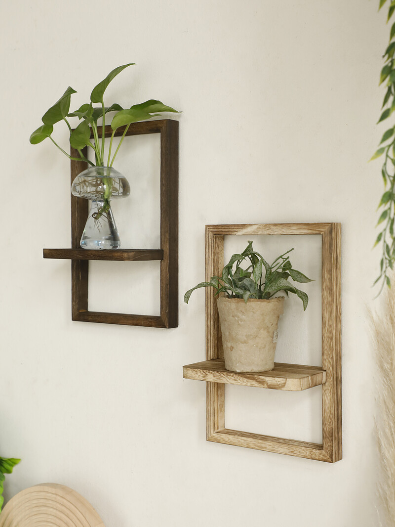 Puidust vitriin Ujuv riiulid Maalähedased puidust riiulid Seinahoidlad magamistoa köögi jaoks tualettruumi kohal Väikesed seinakinnitused