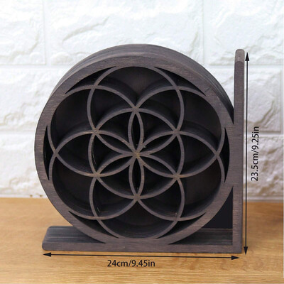 Κρυστάλλινο ράφι Sun And Moon Βιβλιοθήκες βαρέως τύπου Διακοσμητικές στρογγυλές θήκες για να κρατάτε βιβλία Διακοσμήσεις σπιτιού Διακοσμήσεις δωματίων Αισθητική