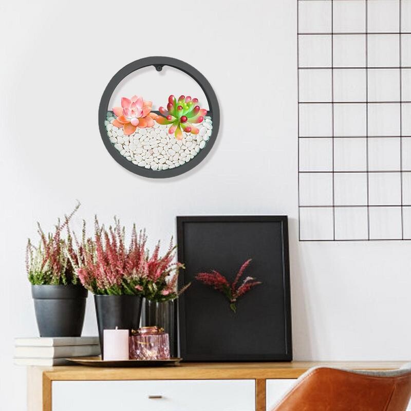 Seina istutusmasinad Vaas Selge seina istutusmasinad Ringi ümmargune lillepott Siseruumides Vertikaalne konteiner Seinaripp Kodukaunistus