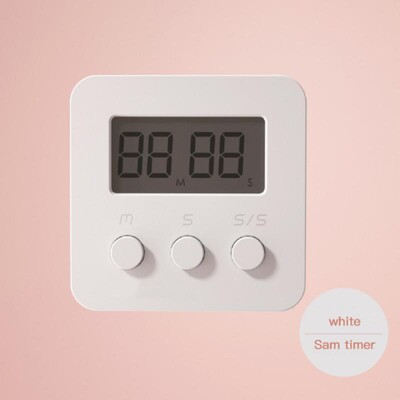 1 tk üliõhuke LCD digitaalne ekraan köögitaimer Vastupidav minutiköök toiduvalmistamise taimer loendur üles loendusmagneti äratus