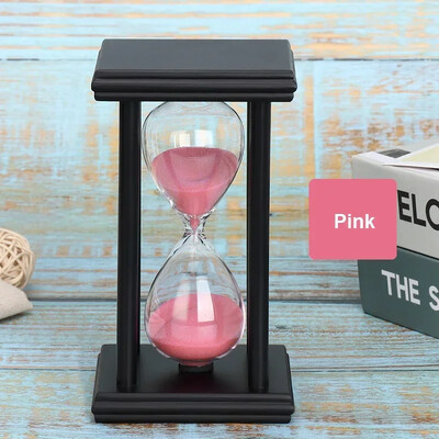 5–60 minučių medinis smėlio laikrodis Modernus smėlio stiklas Kūrybiškos gimtadienio dovanos Virtuvės laikmatis Namų dekoravimas Smėlio laikrodis Biuro papuošalai