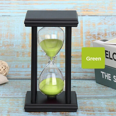 5–60 minučių medinis smėlio laikrodis Modernus smėlio stiklas Kūrybiškos gimtadienio dovanos Virtuvės laikmatis Namų dekoravimas Smėlio laikrodis Biuro papuošalai