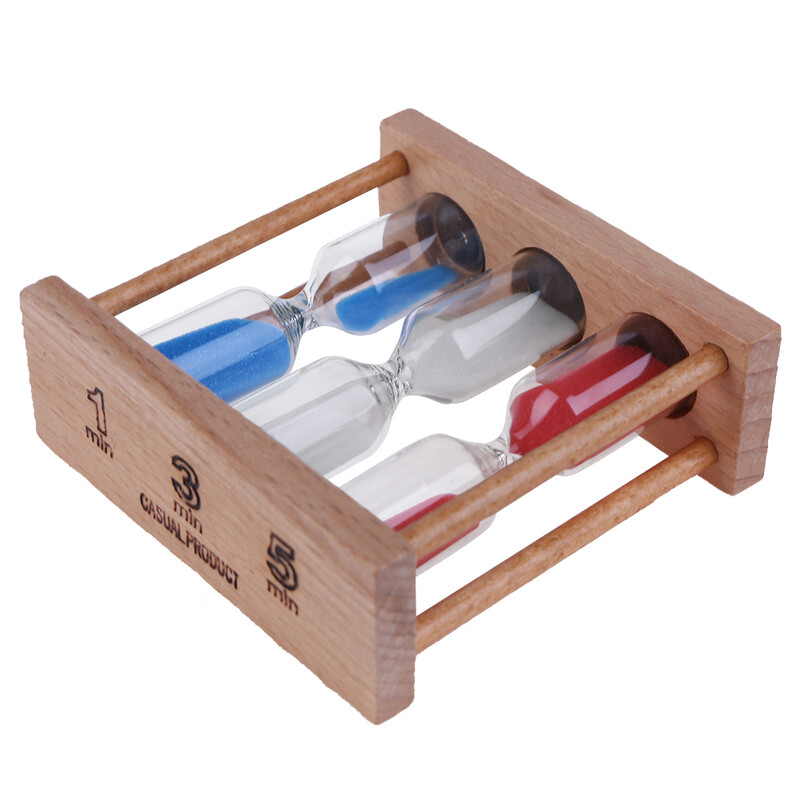 1/3/5 minutit Puitraam Liivakell Liivaklaas Liivakell Lastele Hambaharja Kodu Lauakaunistus Sünnipäev juhuslik värv