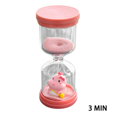 3/5/10/15/30 минути анимационен пясъчен таймер, креативен пластмасов пясъчен часовник за деца, цветен нечуплив пясъчен часовник за време за игра