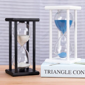 30 minučių smėlio smėlio laikrodis Atgalinės atskaitos laikas Modernus medinis smėlio stiklas laikmatis Namų dekoro papuošalai Reloj De Arena Naujųjų metų dovanos