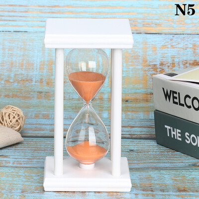30 minučių smėlio smėlio laikrodis Atgalinės atskaitos laikas Modernus medinis smėlio stiklas laikmatis Namų dekoro papuošalai Reloj De Arena Naujųjų metų dovanos