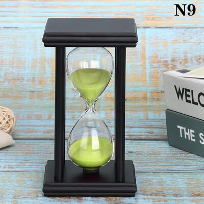 30 minučių smėlio smėlio laikrodis Atgalinės atskaitos laikas Modernus medinis smėlio stiklas laikmatis Namų dekoro papuošalai Reloj De Arena Naujųjų metų dovanos