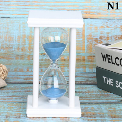 30 minučių smėlio smėlio laikrodis Atgalinės atskaitos laikas Modernus medinis smėlio stiklas laikmatis Namų dekoro papuošalai Reloj De Arena Naujųjų metų dovanos