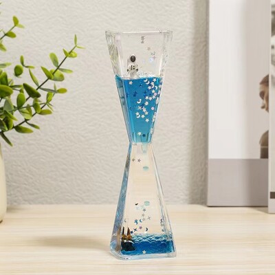 Εκπληκτικό προσαρμόσιμο πλωτό γλυπτό κλεψύδρας αστροναύτη με μοναδική οθόνη σταγόνας λαδιού που δεν τελειώνει για το σπίτι