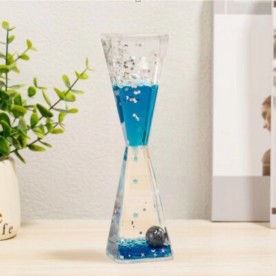 Εκπληκτικό προσαρμόσιμο πλωτό γλυπτό κλεψύδρας αστροναύτη με μοναδική οθόνη σταγόνας λαδιού που δεν τελειώνει για το σπίτι