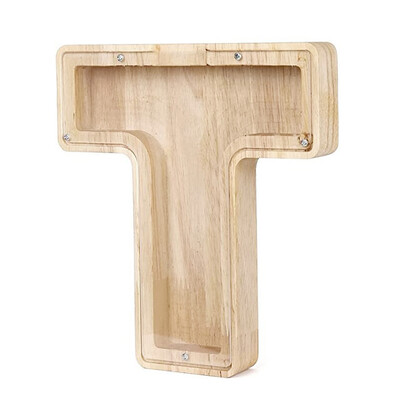 26 Inglise tähestikku rahakast Mündi raha hoiupõrsas puidust kirjaga säästukast lauaarvuti kaunistus kodukaunistusega käsitöö lastele