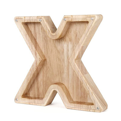 26 Inglise tähestikku rahakast Mündi raha hoiupõrsas puidust kirjaga säästukast lauaarvuti kaunistus kodukaunistusega käsitöö lastele