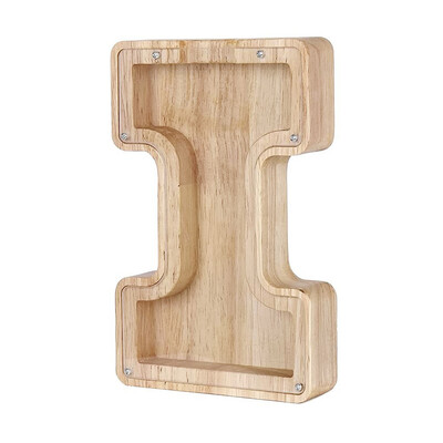 26 Inglise tähestikku rahakast Mündi raha hoiupõrsas puidust kirjaga säästukast lauaarvuti kaunistus kodukaunistusega käsitöö lastele