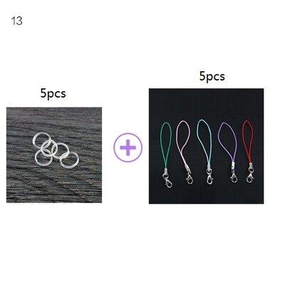 Drift Wishing Glass Väike pudelikomplekt korgitähtkujuga südamekujulise tähega DIY ehete läbipaistev pudel hulgimüük 5 tk